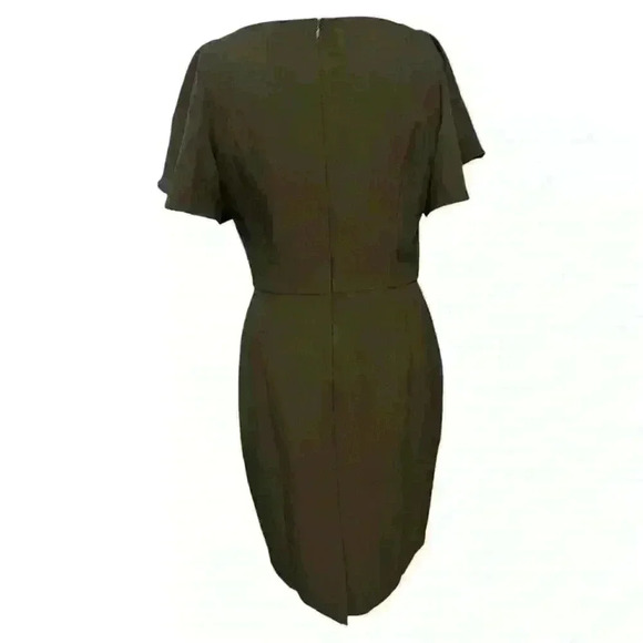 White House Black Market Flutter Sleeve Sheath Dress Size 8 NWT - Picture 2 of 10